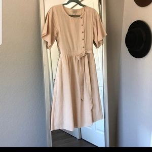 Cream Roolee dress